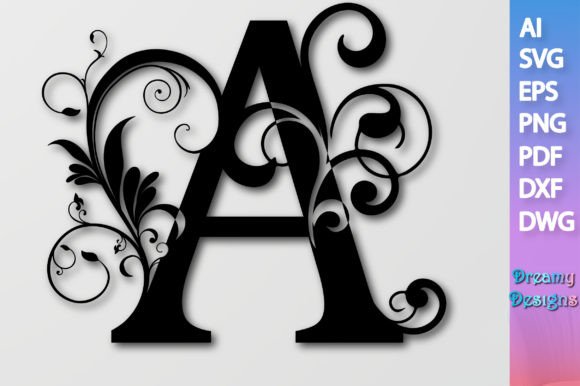 Floral Alphabet A SVG: A Designer's Review for Embroidery