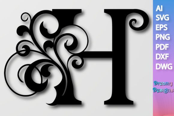 Floral Alphabet H SVG: A Designer's Review for Embroidery