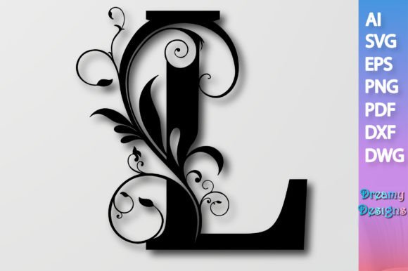 Floral Alphabet L SVG: A Designer's Review for Embroidery