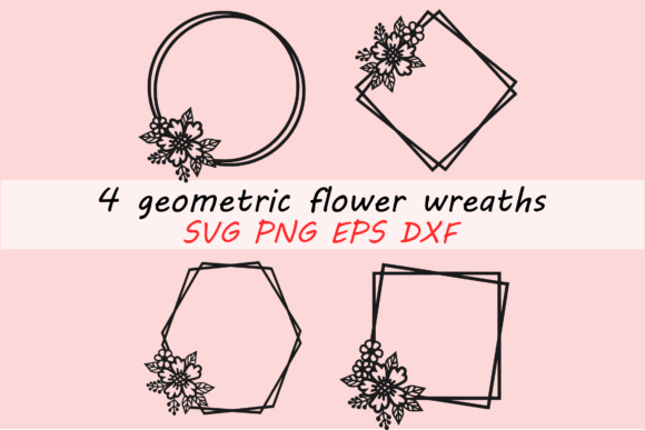 Review: Geometric Flower Wreath SVG Bundle for Embroidery
