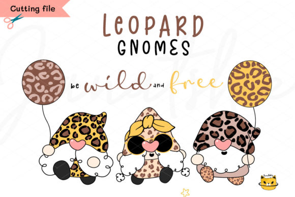 Review: Gnome Svg Set Leopard Gnome Cut File for Embroidery