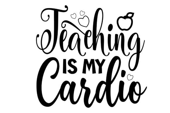 Review: Teaching is My Cardio SVG for Embroidery